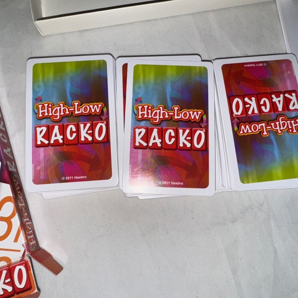 High-Low Rack-O Line 'Em Up & Score Card Game By Hasbro 2011 Complete - Picture 5 of 8